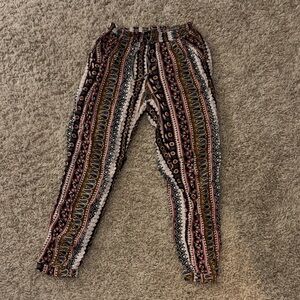 American Eagle Outfitters Multicolor Patterned Pants